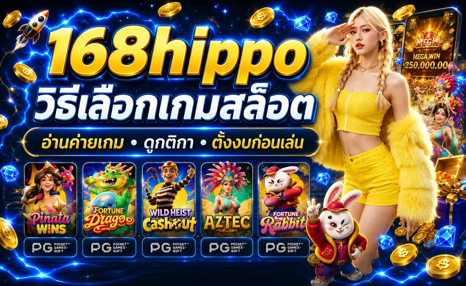 168hippo วิธีเลือกเกมสล็อตและค่ายเกมให้เหมาะกับงบ